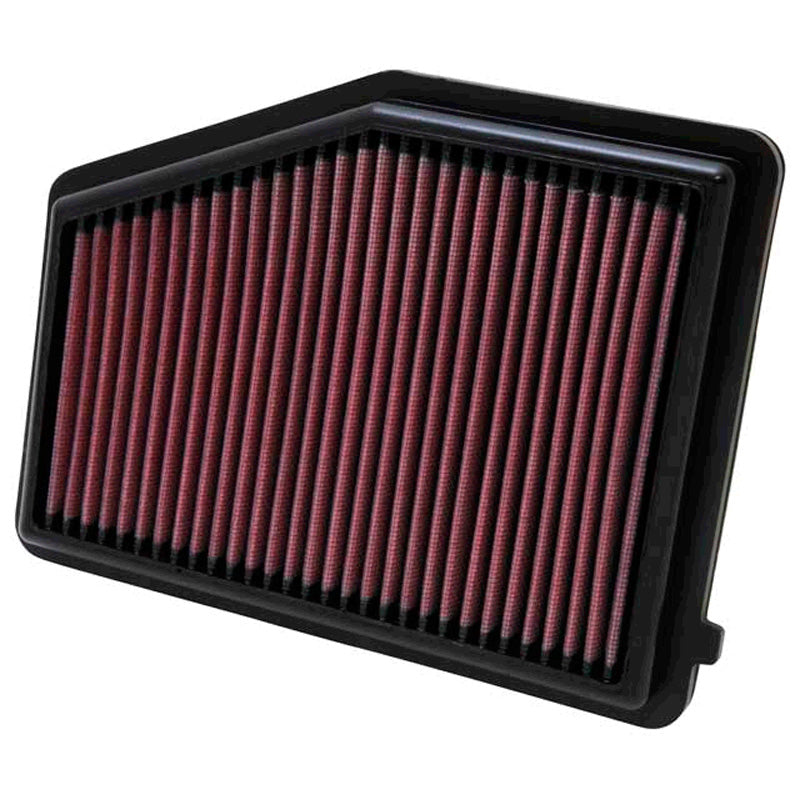 K&N, Tauschluftfilter passend für Honda Civic 1.8 2012-2015 (33-2468), Baumwolle, Rot