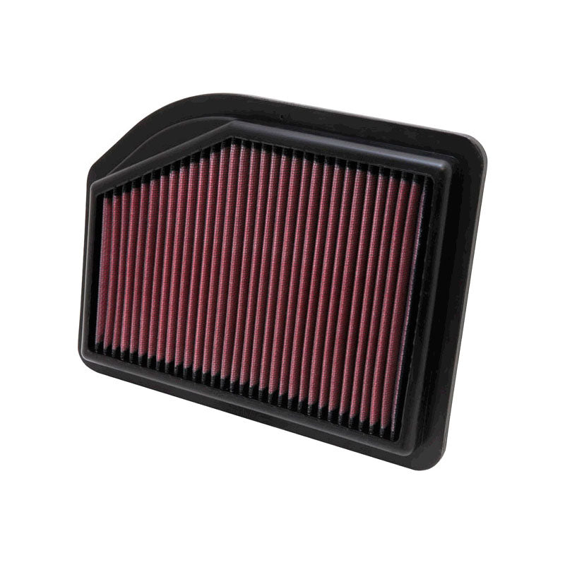 K&N, Tauschluftfilter passend für Honda CR-V 2.4 2012-2014 (33-2477), Baumwolle, Rot