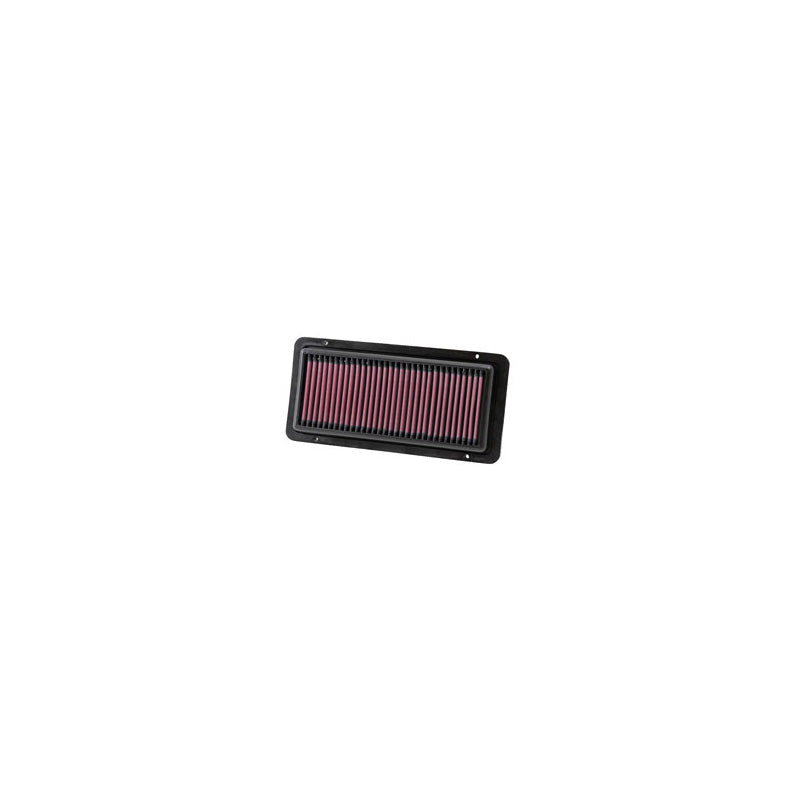 K&N, Tauschluftfilter passend für Lamborghini Gallardo 5.0L-V10 2004-2008 (33-2490), Rot