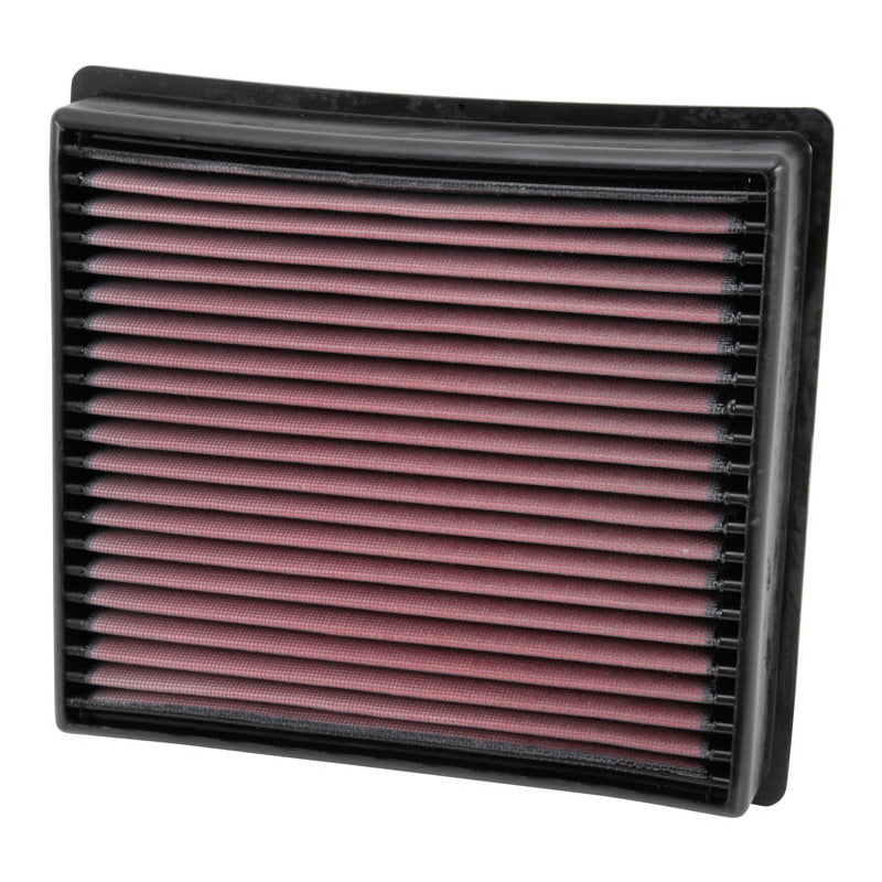 K&N, Tauschluftfilter passend für Dodge Ram 2500, 3500, 4500, 5500 2013-2016 (33-5005), Baumwolle, Rot