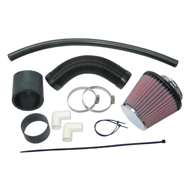 K&N, 57i Performance Kit passend für Ford Fiesta XR2 CVH 4/1989-93 (Schlauch zum Airboxdeckel) (57-0131)