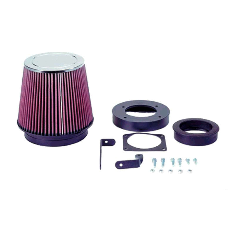 K&N, 57i Performance Kit passend für Ford Mustang V8-5.0L 1994-1995 (57-2511), Baumwolle, Rot