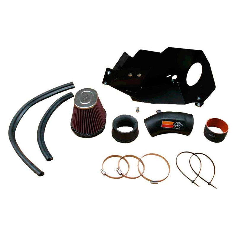 K&N, Generation II 57i Kit passend für BMW 325I 2.5L L6 24v 192PS 1991-1995 (57I-1001), Baumwolle, Rot