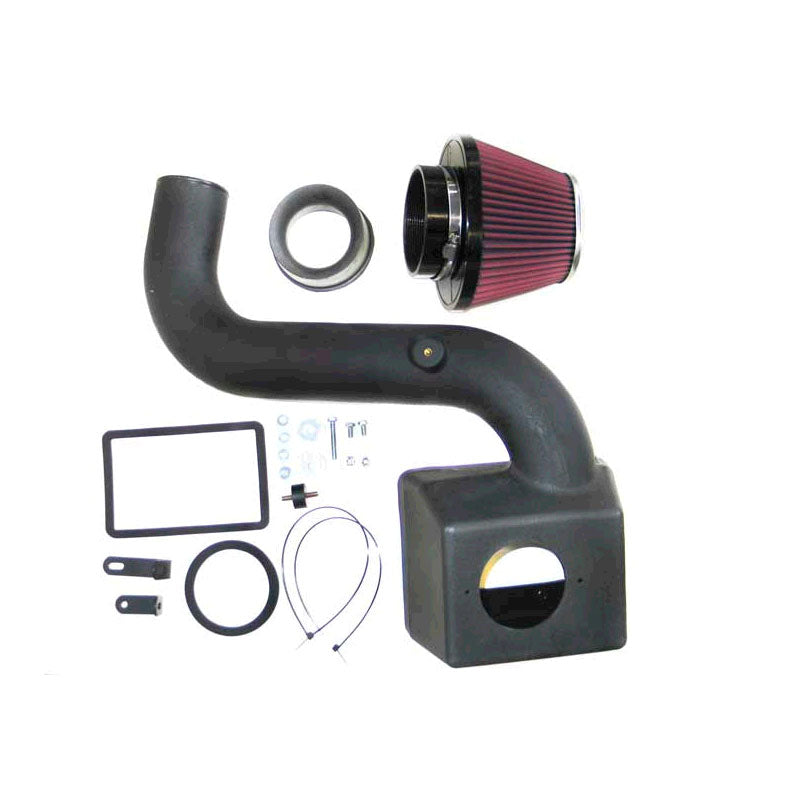 K&N, Generation II 57i Kit passend für Ford Focus II ST 2.5L 20V Turbo (57I-2503), Baumwolle, Rot