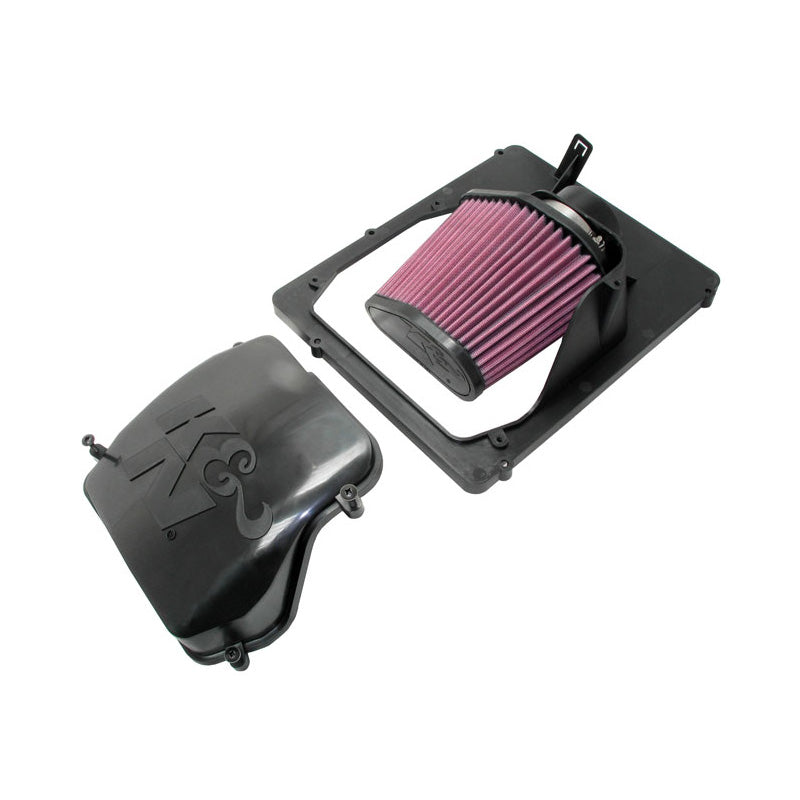 K&N, 57S Performance Airbox passend für Opel Astra H 2.0L F/I 2004-2010 (57S-4900), Baumwolle, Rot