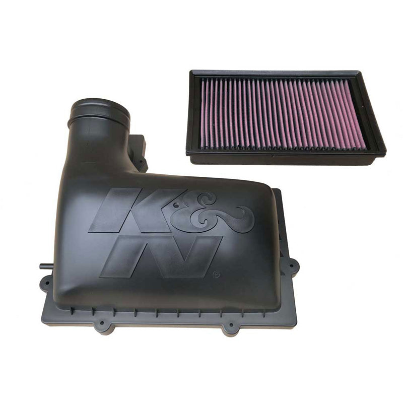 K&N, 57S Performance Airbox passend für VAG Diverse Typen 2020- 2.0 TSi Volkswagen Golf VIII GTi/Golf VIII R/Polo GTi & Audi S3/SQ2 & Cupra Ateca/Formentor/Leon (57S-9502), Baumwolle, Kunststoff, Rot, Schwarz