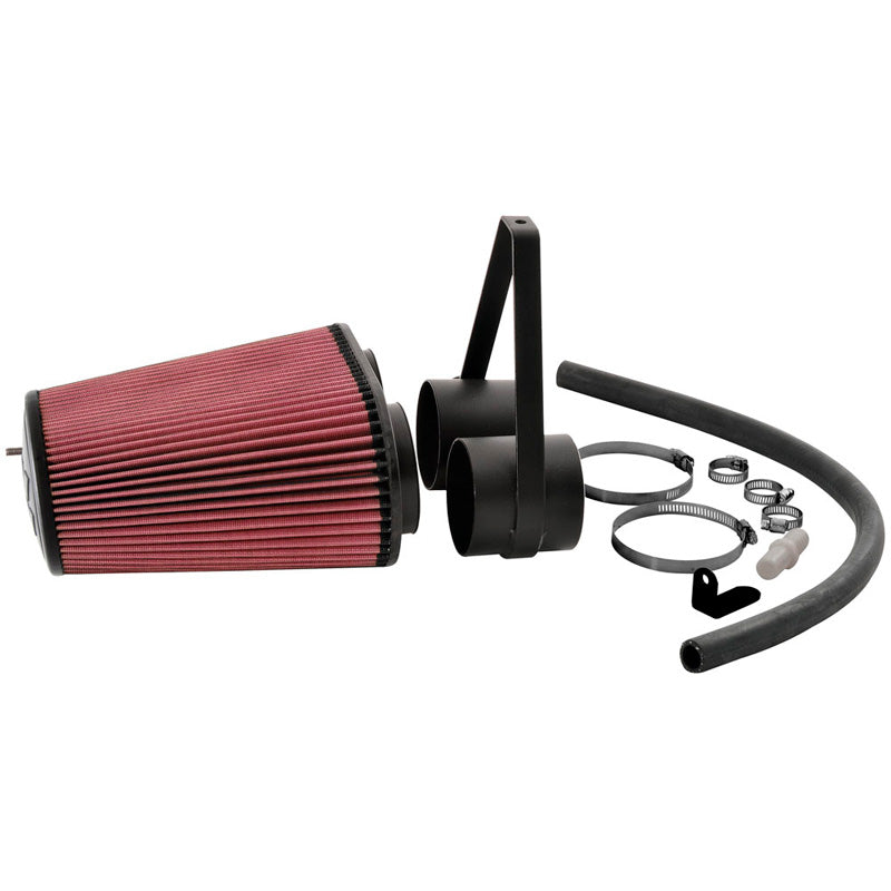 K&N, Aircharger Kit passend für Ford Bronco & F150, F250, F350 4.8/5.0/5.8/7.5L V8 1996-1997 (63-1014), Baumwolle, Rot