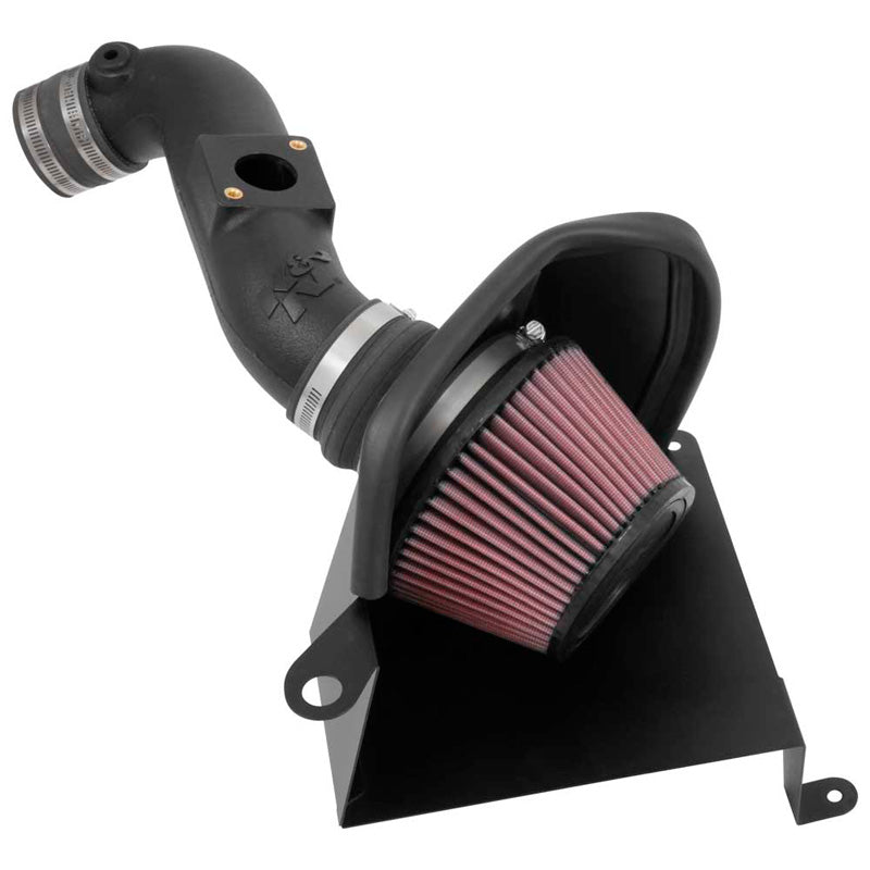 K&N, Aircharger Kit passend für Honda Civic 2.0L exkl. DX 2016- (63-3517), Baumwolle, Rot