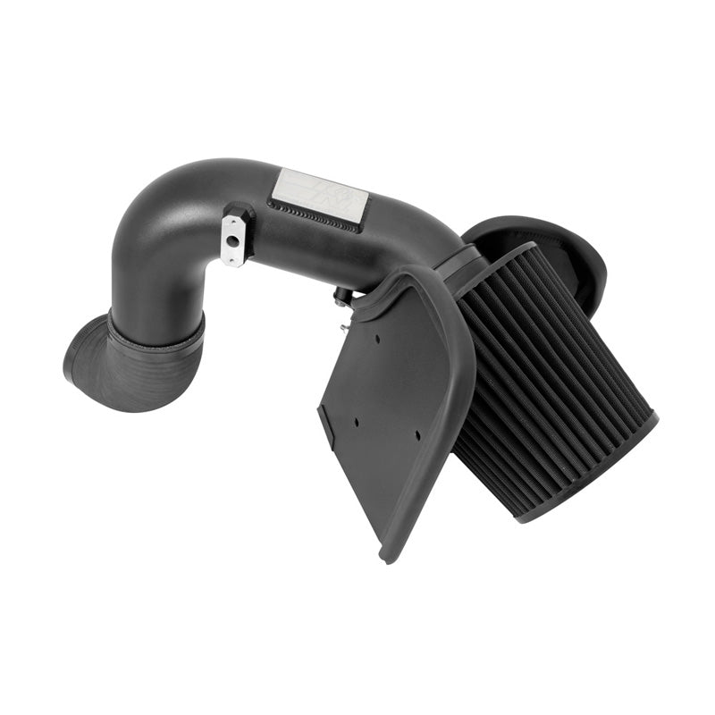 K&N, Blackhawk Induction Air Intake System passend für Dodge Ram 2500/3500 5.9L Diesel 2003-2007 (71-1532), Baumwolle, Rot