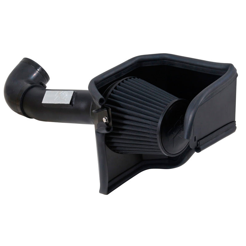 K&N, Blackhawk Induction Air Intake System passend für Chrysler 300/300C & Dodge Charger/Challenger/Magnum 5.7/6.1L 2005-2021 (71-1542), Baumwolle, Rot