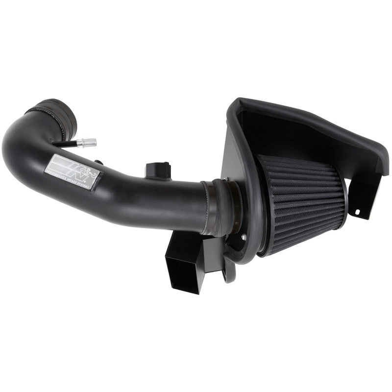 K&N, Blackhawk Induction Air Intake System passend für Ford Mustang GT 5.0L V8 2011-2014 (71-3527), Baumwolle, Rot