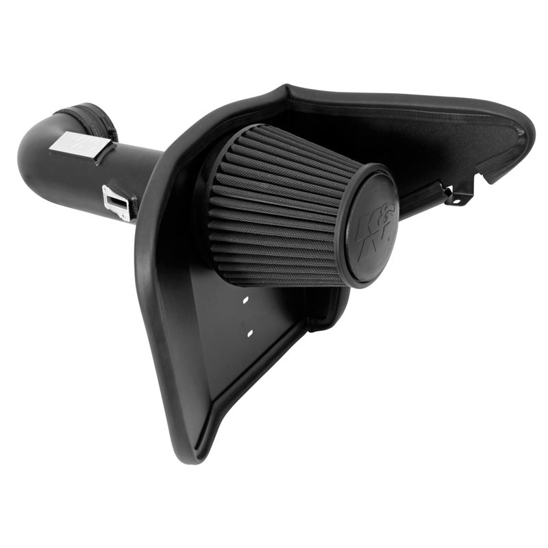 K&N, Blackhawk Induction Air Intake System passend für Chevrolet Camaro SS 6.2L 2010-2015 (71-4519), Baumwolle, Rot