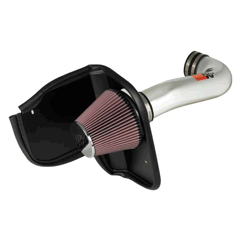 K&N, High Performance Air Intake Kit passend für Jeep Commander/Grand Cherokee 5.7L V8 2005-2010 (77-1549), Baumwolle, Rot