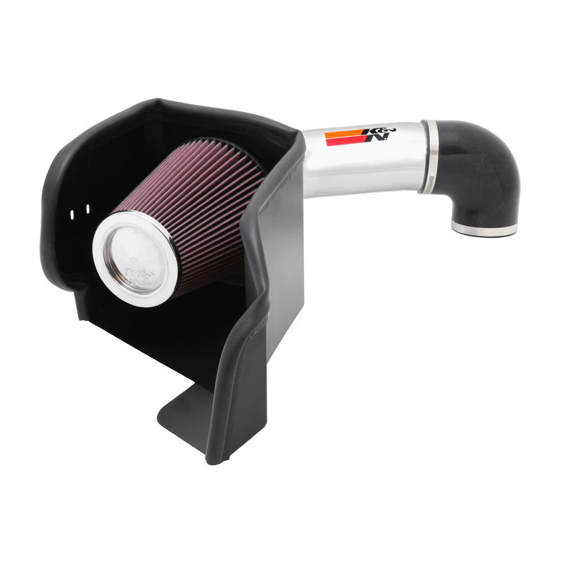 K&N, High Performance Air Intake Kit passend für Dodge Ram 1500 5.7L V8 2009-2021 (77-1561KP), Baumwolle, Rot