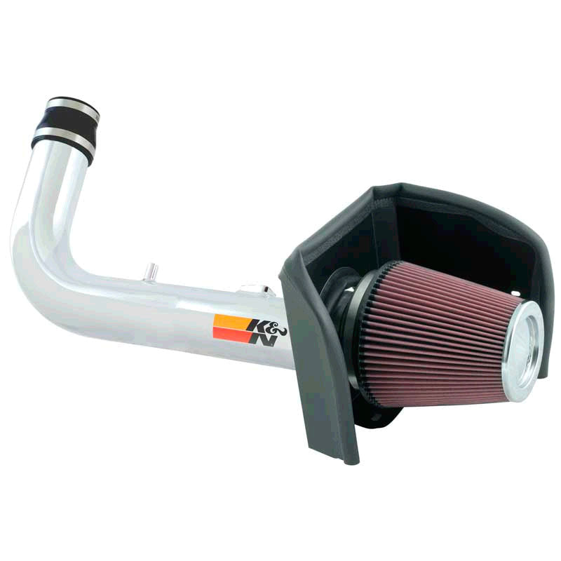 K&N, High Performance Air Intake Kit passend für Ford F150/Lobo 4.6L V8 2006 (77-2569), Baumwolle, Rot