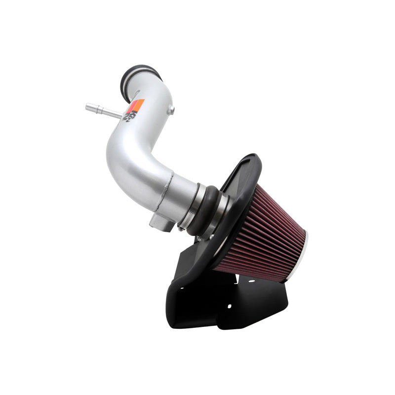 K&N, High Performance Air Intake Kit passend für Ford Flex 3.5L V6 excl. Turbo 2009-2012 - Silber (77-2578KS), Baumwolle, Rot