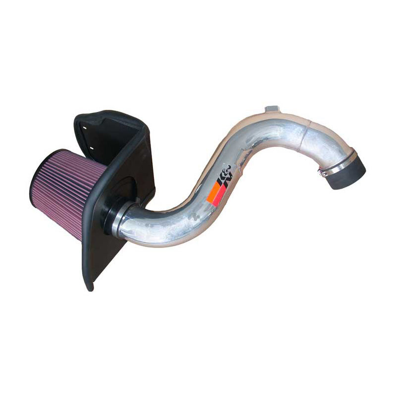 K&N, High Performance Air Intake Kit passend für Chevrolet Silverado/GMC Sierra 2500 HD/3500 6.6L V8 Diesel 2004-2005 (77-3047KP), Baumwolle, Rot