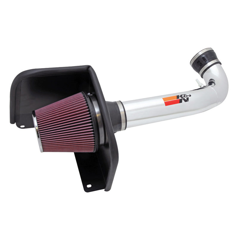 K&N, High Performance Air Intake Kit passend für Chevrolet Tahoe/Silverado/Suburban & GMC Sierra/Yukon & Cadillac Escalade 4.8/5.3/6.0/6.2L V8 2009-2014 (77-3070KP), Baumwolle, Rot