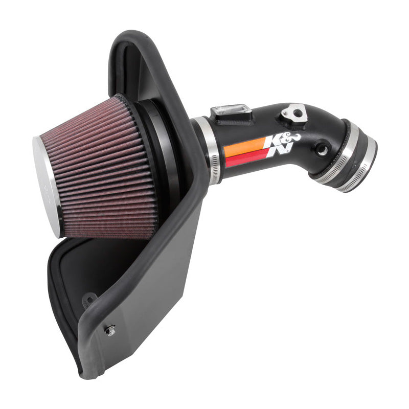 K&N, High Performance Air Intake Kit passend für Chevrolet Equinox/GMC Terrain 3.0L V6 2010-2012 - Schwarz (77-3078KTK), Baumwolle, Rot