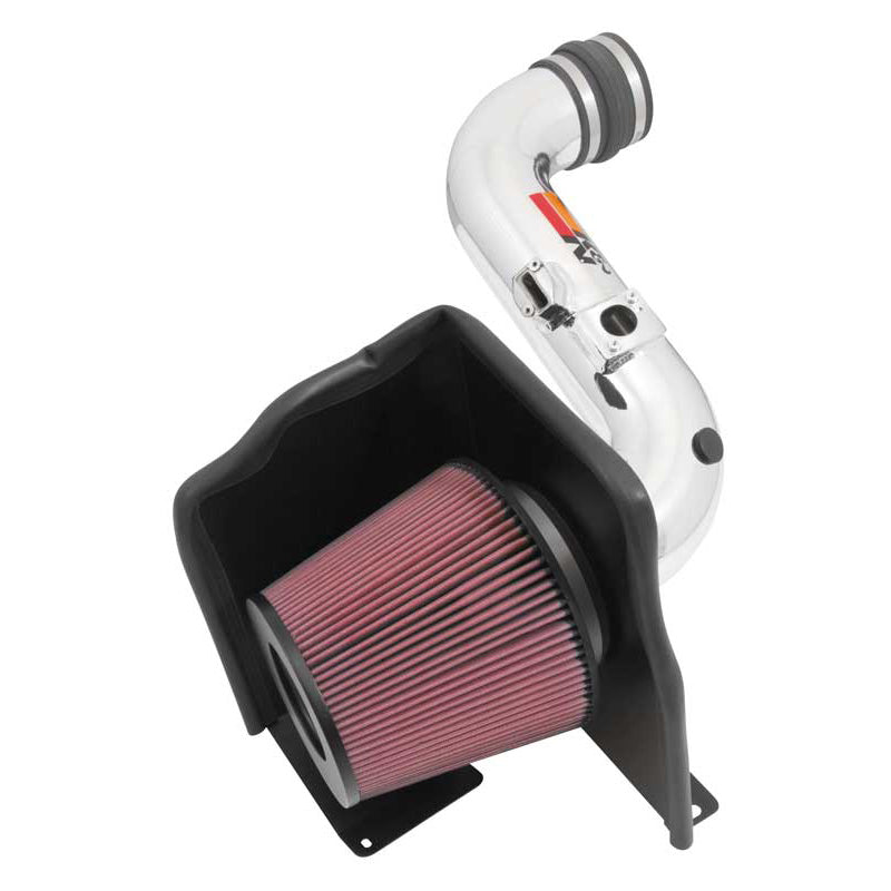 K&N, High Performance Air Intake Kit passend für Chevrolet Silverado/GMC Sierra 2500 HD/3500 HD 6.6L V8 Diesel 2015-2016 (77-3087KP), Baumwolle, Rot