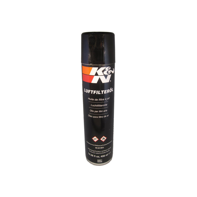 K&N, Luftfilteröl Sprühdose 408 ml (99-0518EU), Schwarz