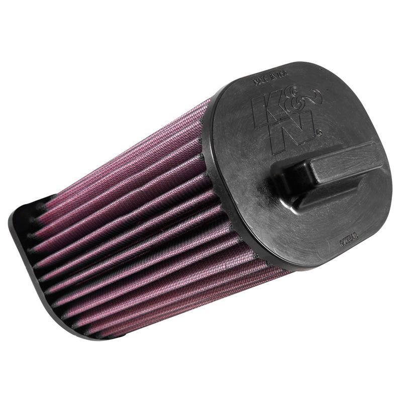 K&N, Tauschluftfilter passend für Mercedes C180 W204 1.6 / E200/E250 W207 Cabrio/Coupe / GLK200/250 2012-2016 (E-0663), Baumwolle, Rot