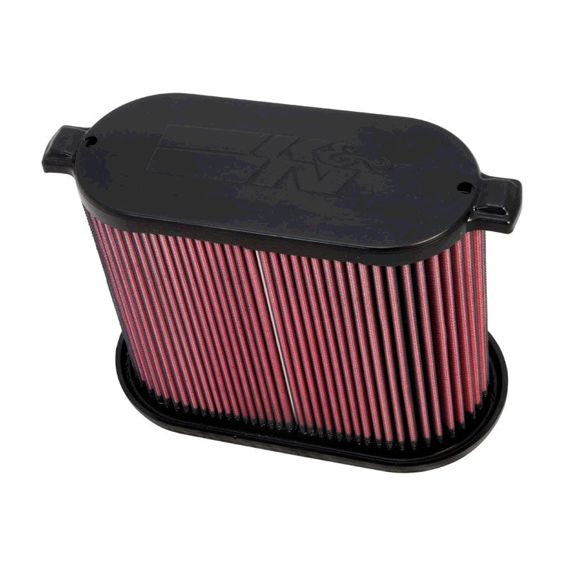 K&N, Tauschluftfilter passend für Ford F250 Superr Duty 6.4L 2008-2010 (E-0785), Baumwolle, Rot