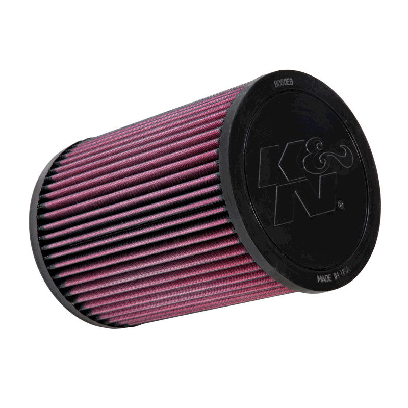 K&N, Tauschluftfilter passend für Alfa Romeo Giulietta 1.6D 105PS 2010-2015 / 1.7 2010- / 1.8 2010-2012 (E-2986), Baumwolle, Rot