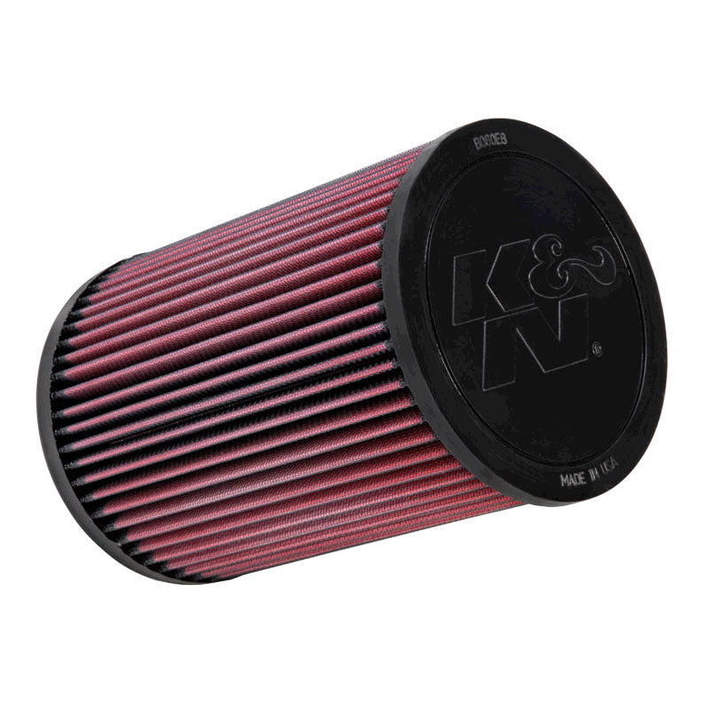 K&N, Tauschluftfilter passend für Alfa Romeo Giulietta 1.4/1.6D 120PS / 2.0D 2010- (E-2991), Baumwolle, Rot