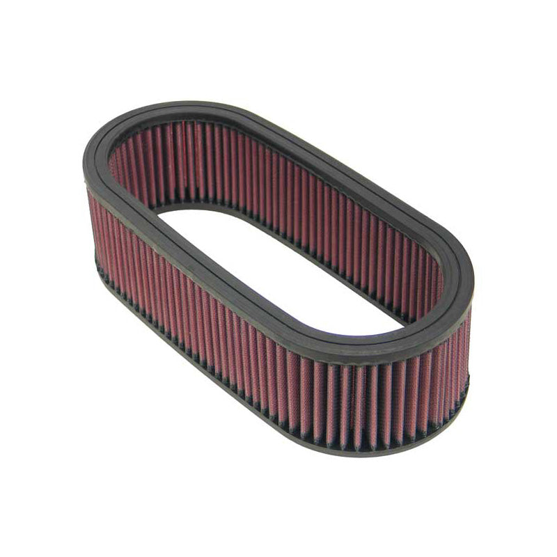 K&N, Tauschluftfilter Oval - 305mm x 133mm, 83mm Höhe (E-3671), Rot