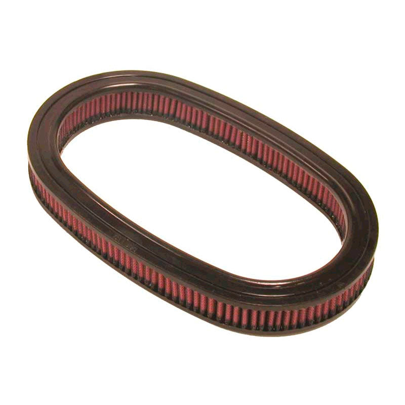 K&N, Tauschluftfilter passend für Mini Cooper 1.3I Oval (E-9172), Baumwolle, Rot