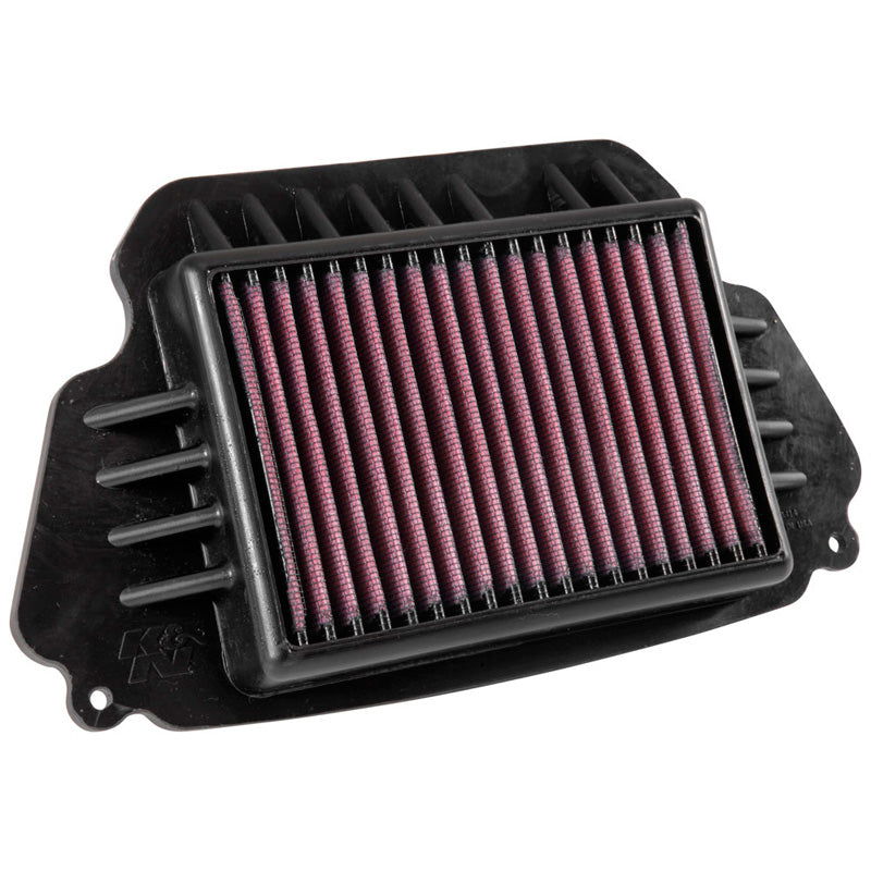 K&N, Tauschluftfilter passend für Honda CB650F, CBR650F 2014-2016 (HA-6414), Baumwolle, Rot