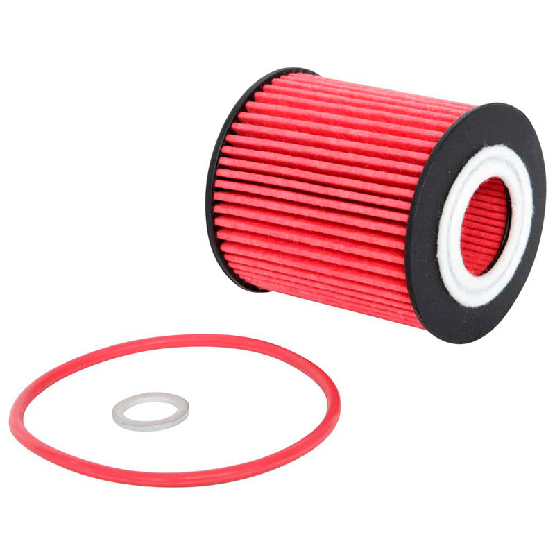 K&N, Ölfilter - High Performance-Series passend für Ford (HP-7013), Rot