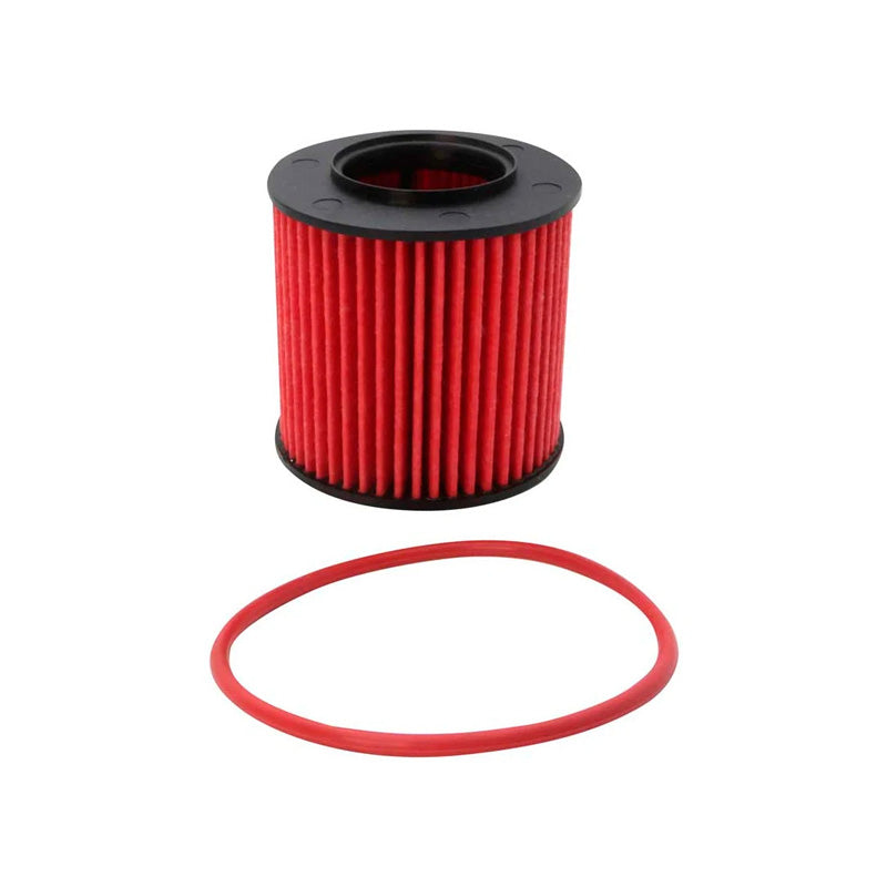 K&N, Ölfilter - High Performance-Series passend für Audi, Seat, Skoda & Volkswagen (HP-7052), Rot