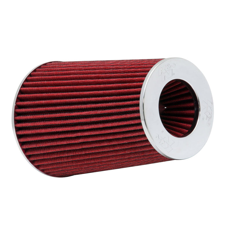 K&N, RG-Serie Universal Luftfilter mit 3 Anschlussdiametern Rot (RG-1002RD) Type 2, Baumwolle