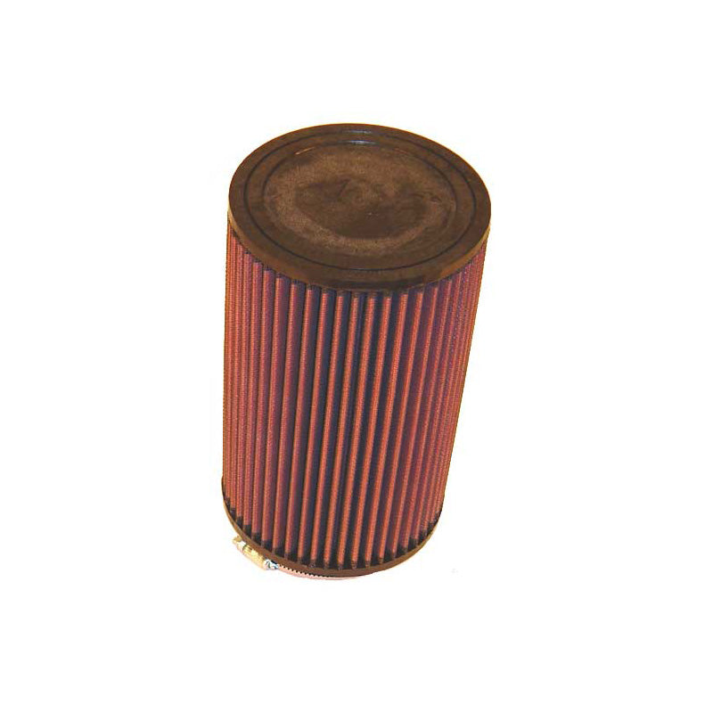 K&N, Luftfilter Universal Rund 89mm Flansch, 127mm Außendurchmesser, 216mm Höhe (RU-1785), Rot