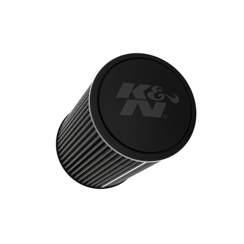 K&N, Schwarz Dryflow Luftfilter Universal Konisch 76mm Flansch, 152mm Untendurchmesser, 133mm Obendurchmesser, 229mm Höhe (RU-3109HBK), Kunststoff