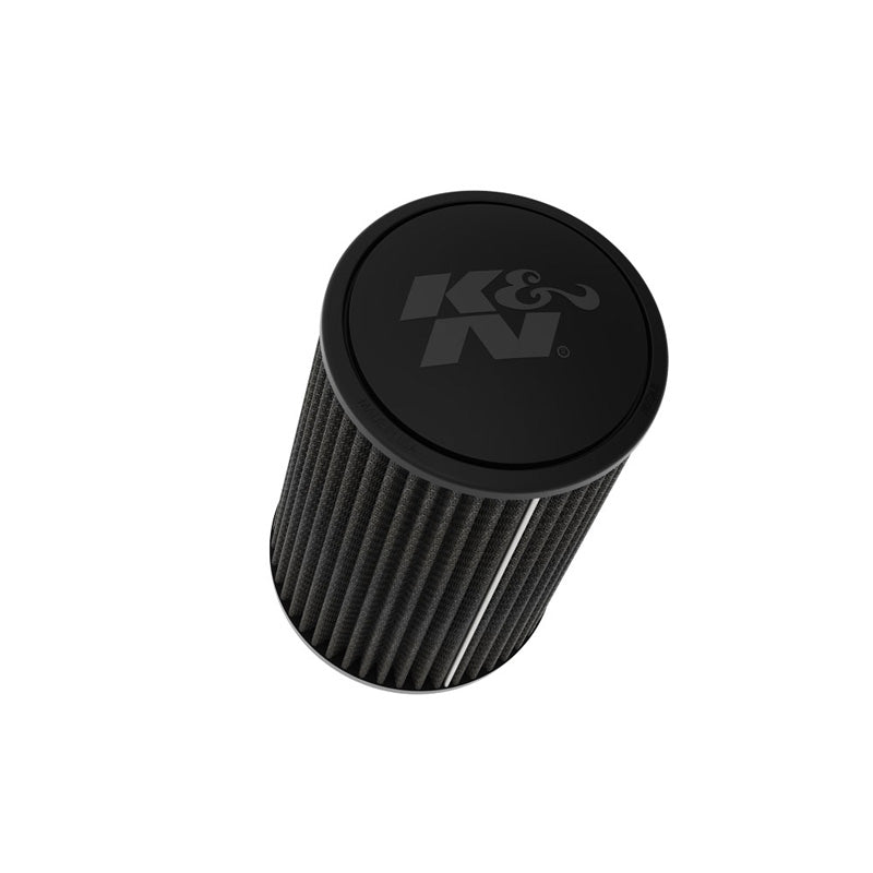 K&N, Schwarz Dryflow Luftfilter Universal Konisch 89mm Flansch, 152mm Untendurchmesser, 133mm Obendurchmesser, 229mm Höhe (RU-3111HBK), Kunststoff