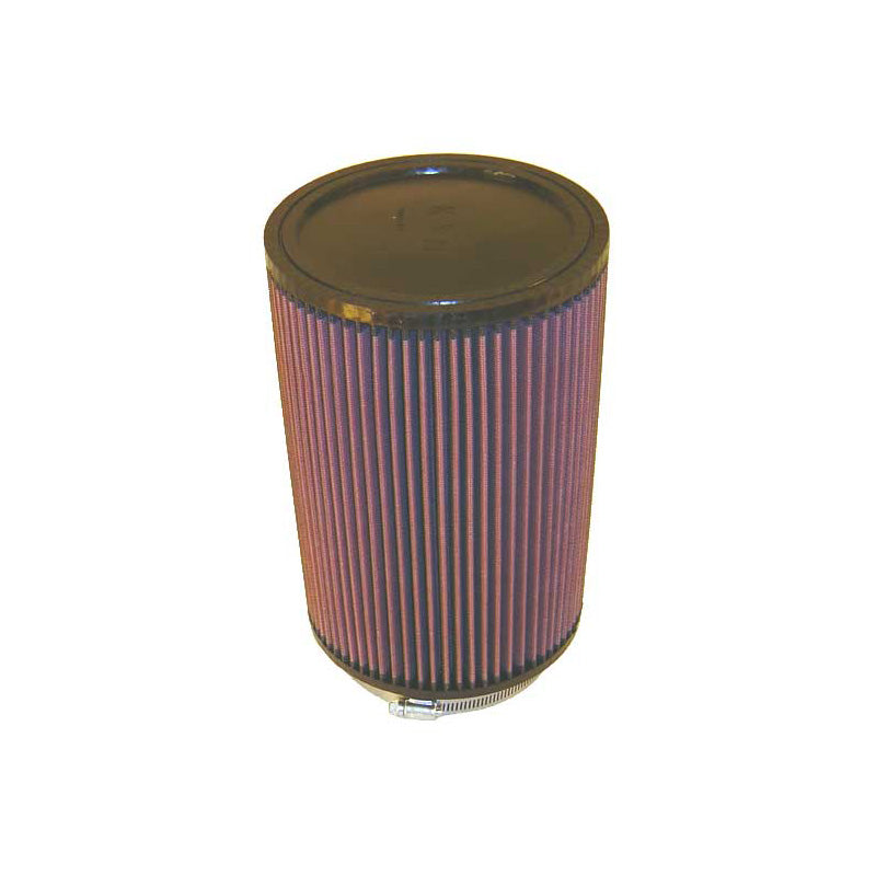 K&N, Luftfilter Universal Rund 127mm Flansch, 165mm Außendurchmesser, 254mm Höhe (RU-3220), Rot