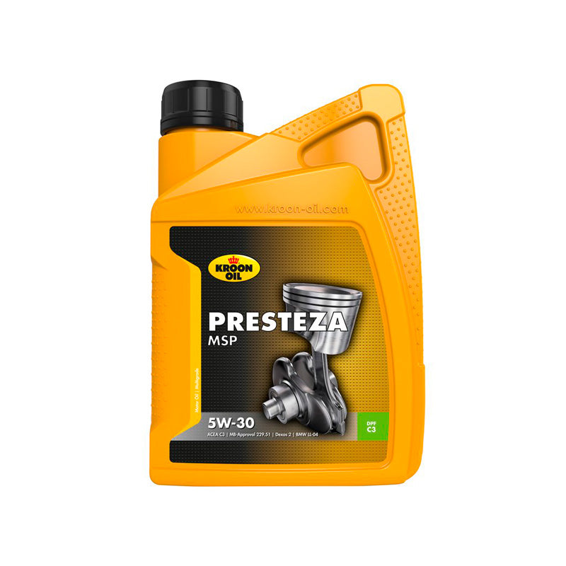 Kroon-Oil, 33228 Presteza MSP 5W-30 1L, Gelb