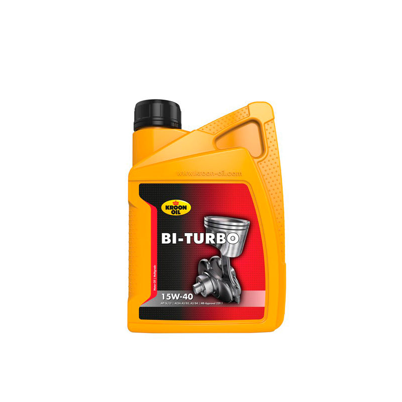 Kroon-Oil, 00215 Bi-Turbo 15W-40 1L, Gelb