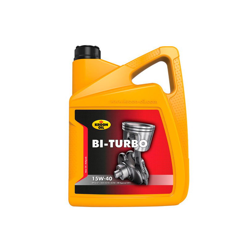 Kroon-Oil, 00328 Bi-Turbo 15W-40 5L, Gelb