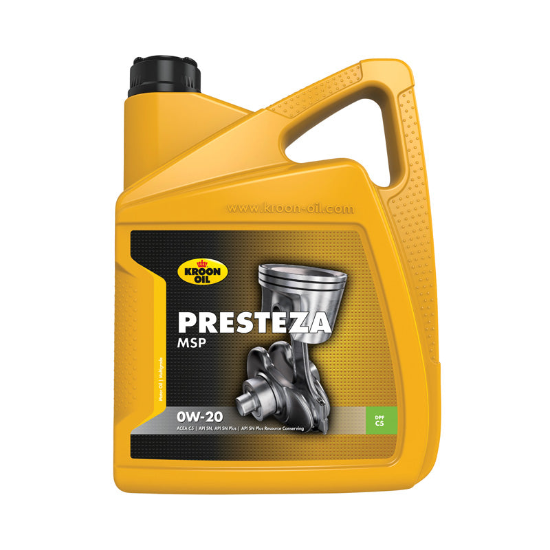 Kroon-Oil, 36497 Presteza MSP 0W-20 5L, Flüssigkeit, Braun