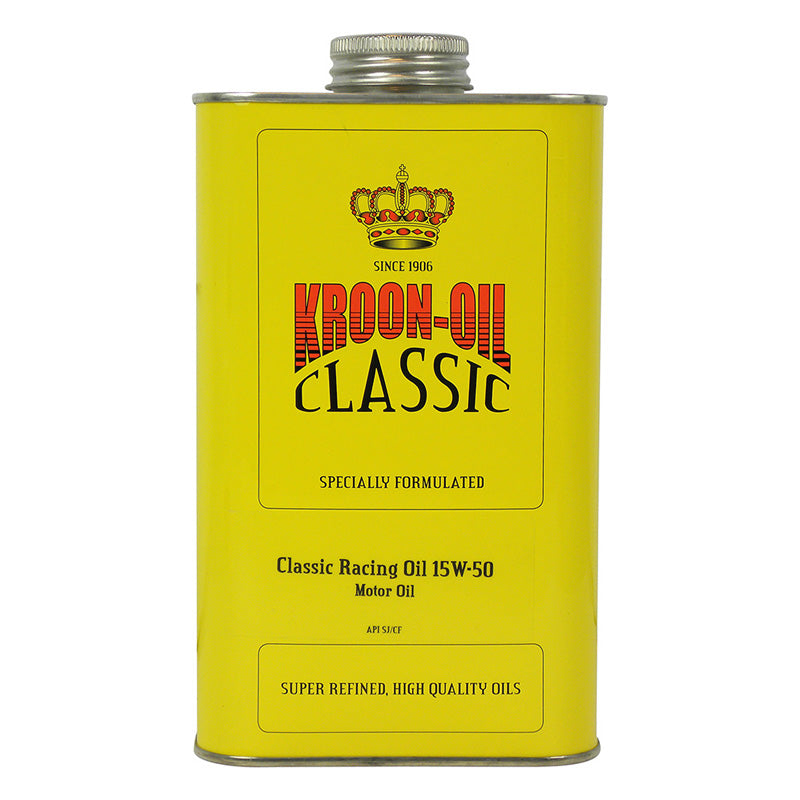 Kroon-Oil, 34539 Classic Racing Oil 15W-50 1L, Flüssigkeit, Braun