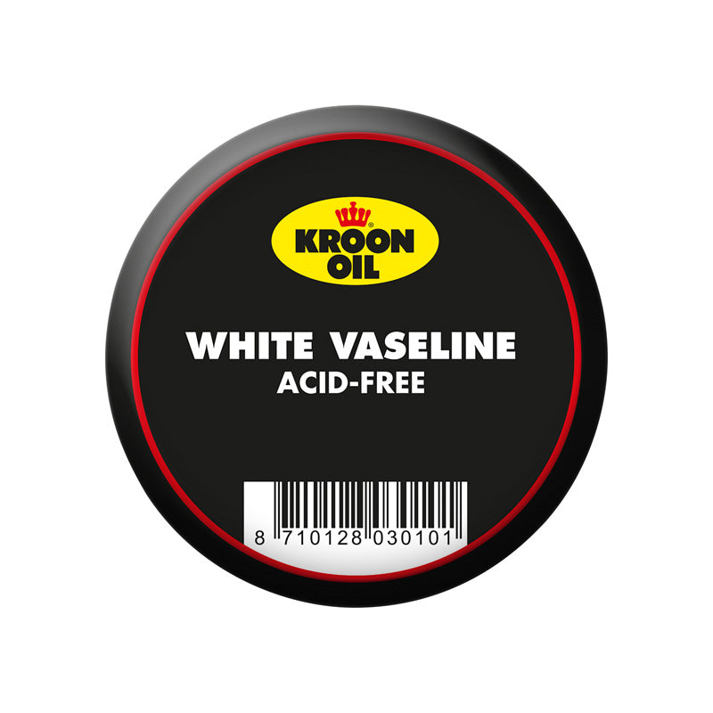 Kroon-Oil, 03010 White Vaseline 60g, Flüssigkeit, Schwarz