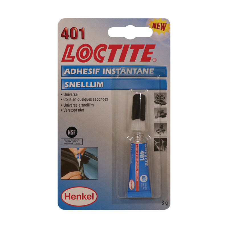 Loctite, 401 Sekundenkleber 3gr, Blau