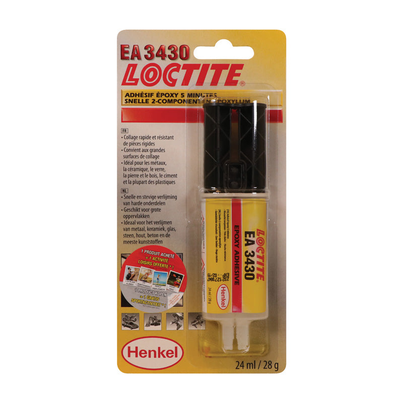 Loctite, EA 3430 Epoxidklebstoff Metal/Gummi/Kunsst. 24ml, Gelb