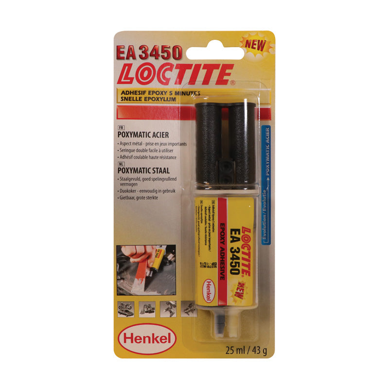 Loctite, 3450 Epoxidklebstoff - Metall 25ml, Gelb