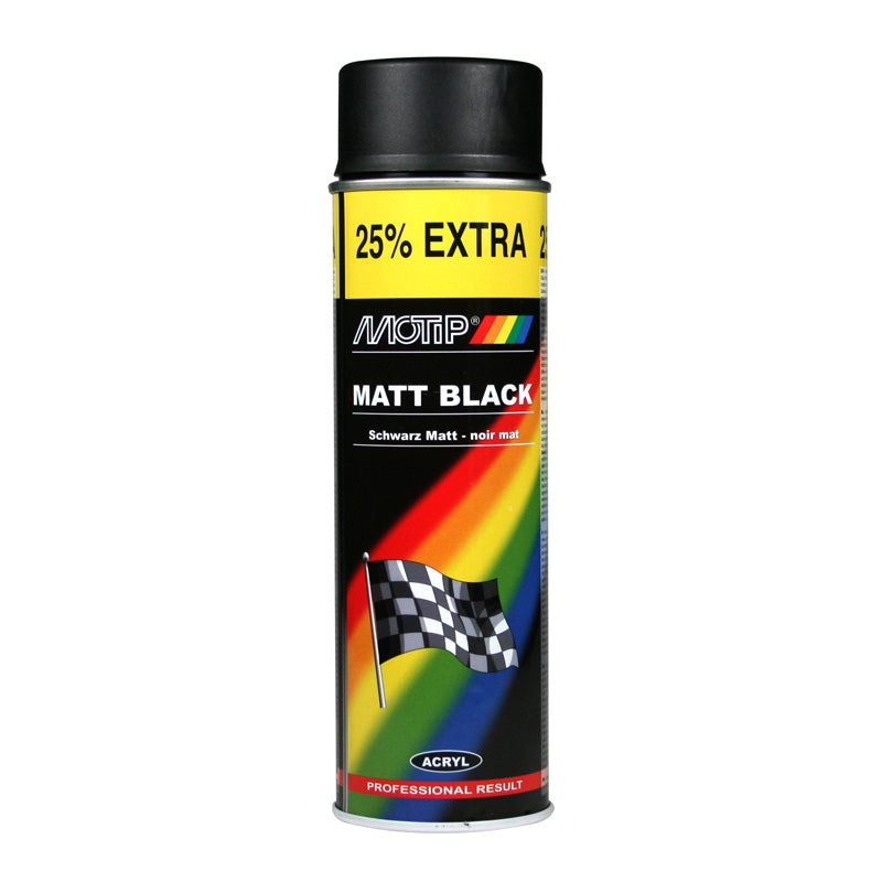 Motip, Rallye Lack - Mattschwarz - 500ml