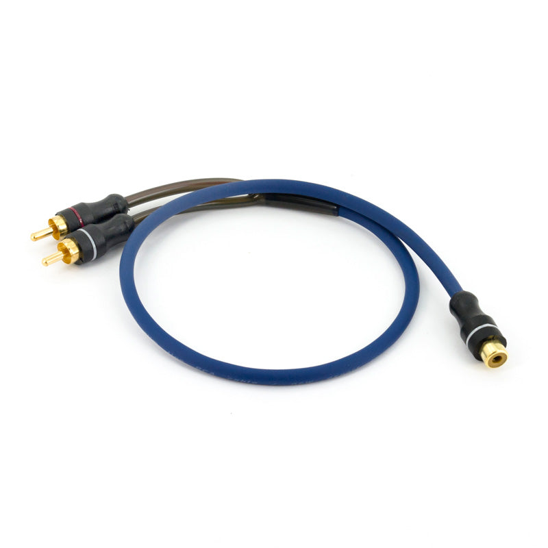 SSDN Audio, SSDN 0,5-Meter doppelt abgeschirmtes Verteiler-Kabel M/M/F - in Blister, Plastik, Schwarz